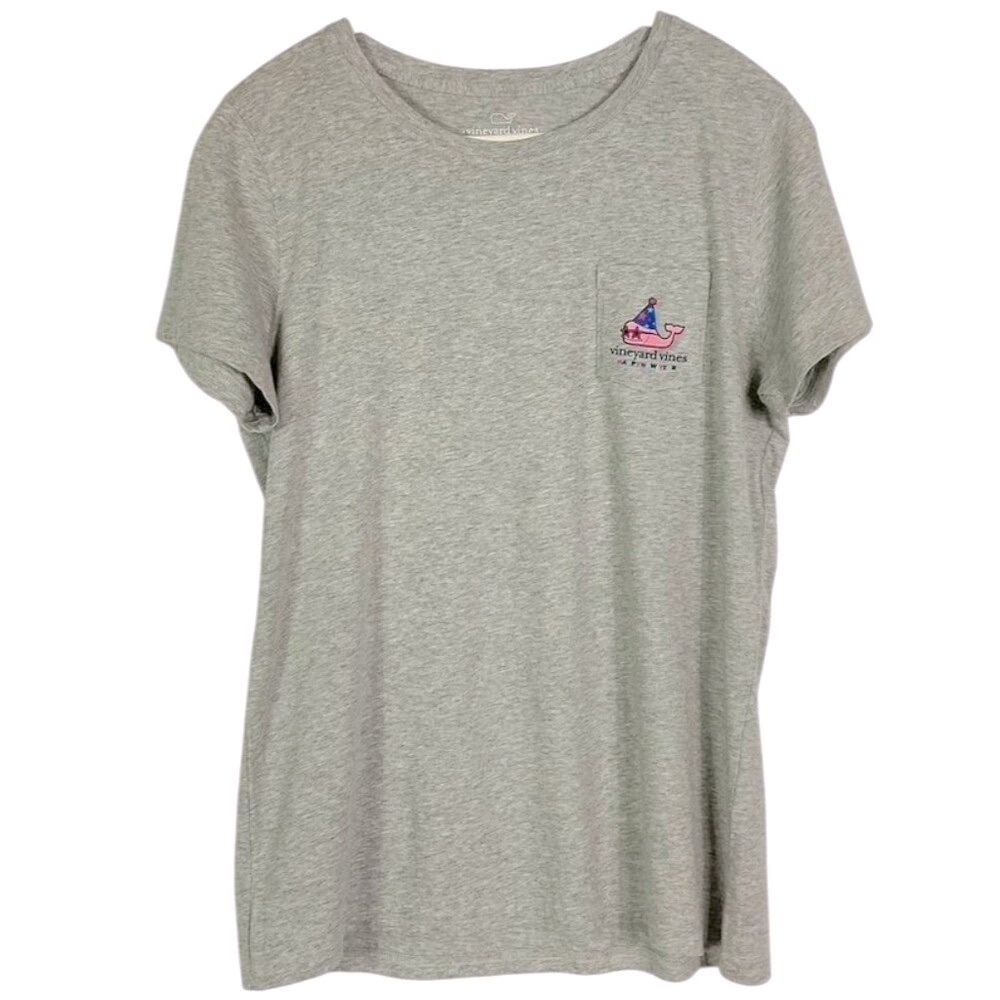 NWT Vineyard Vines Outlet Happy New Year T-shirt, Medium, 100% Cotton